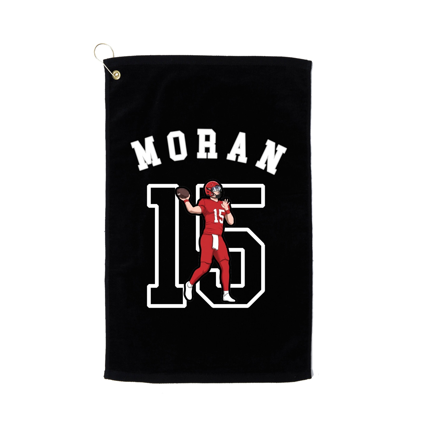 Golf Towel — Shirsey Arch in Black