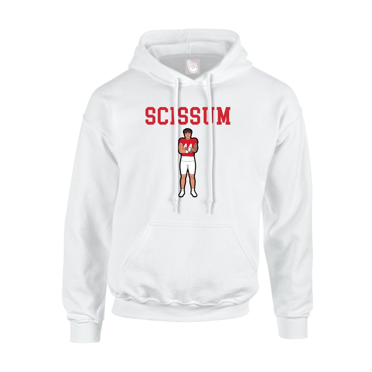 Hoodie — Shirsey in White