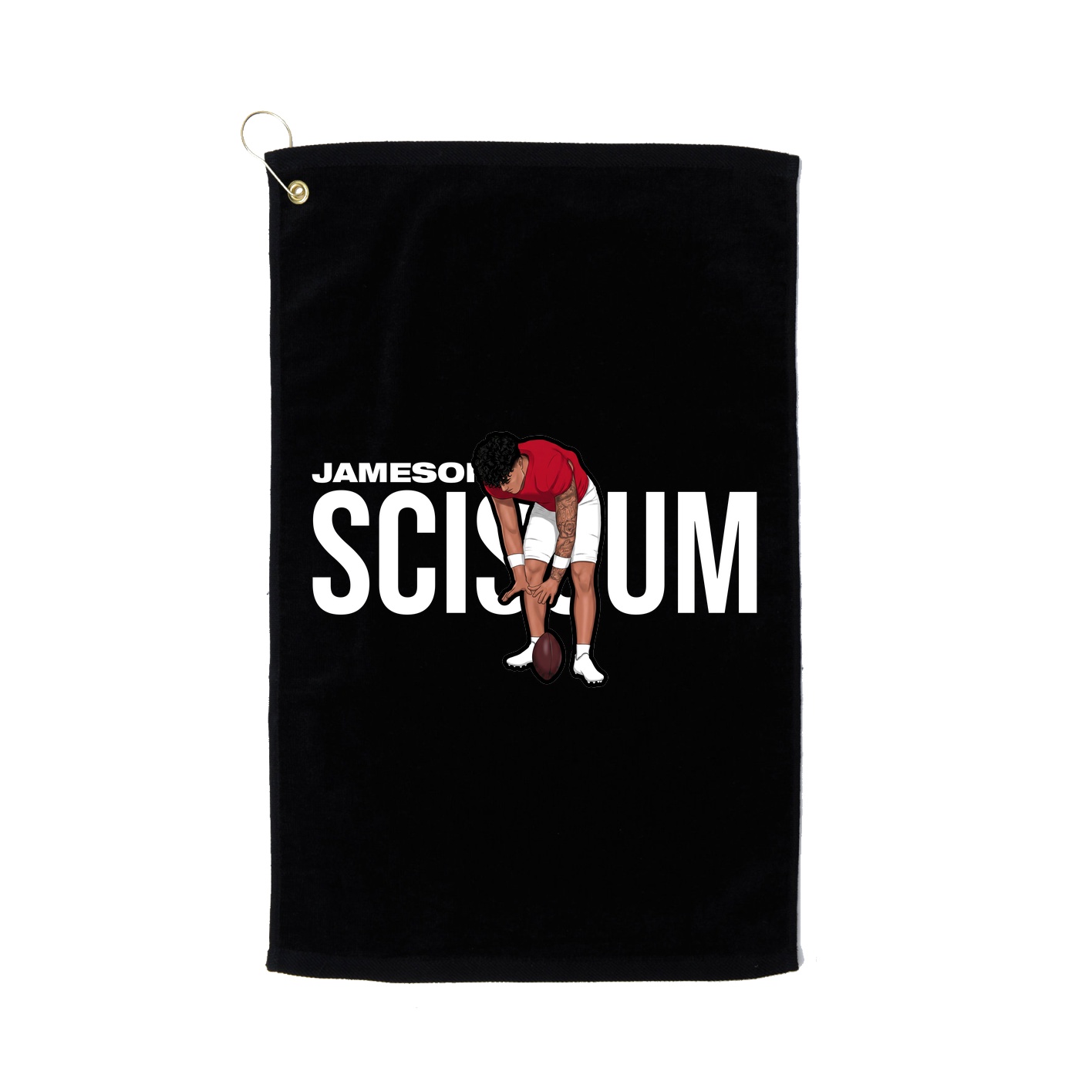 Golf Towel — Player Name in Black