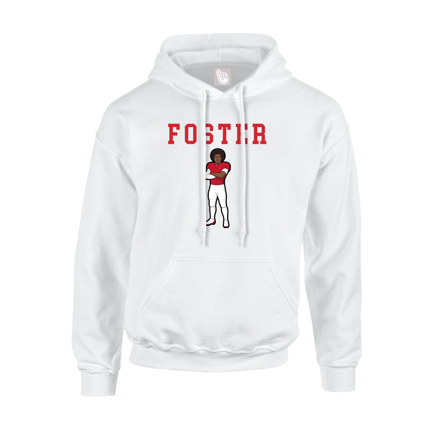 Youth Hoodie — Shirsey in White