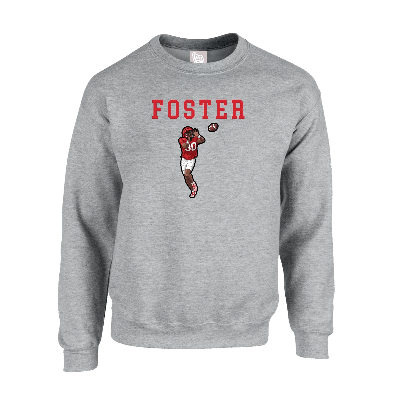 Fleece Crew — Shirsey in Grey