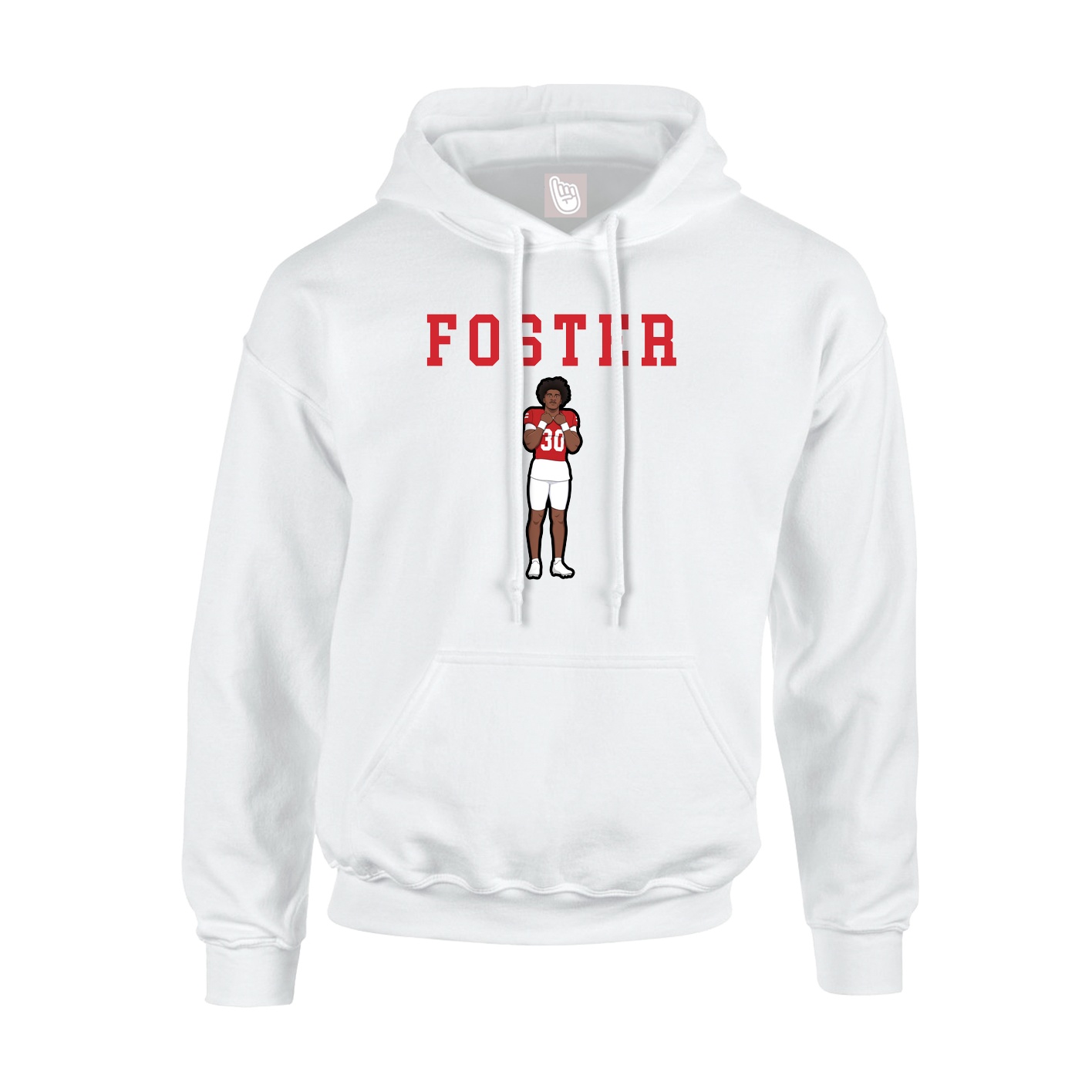 Hoodie — Shirsey in White