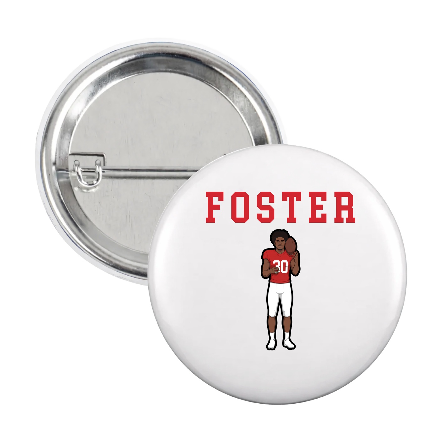 Game Day Button — Shirsey in White