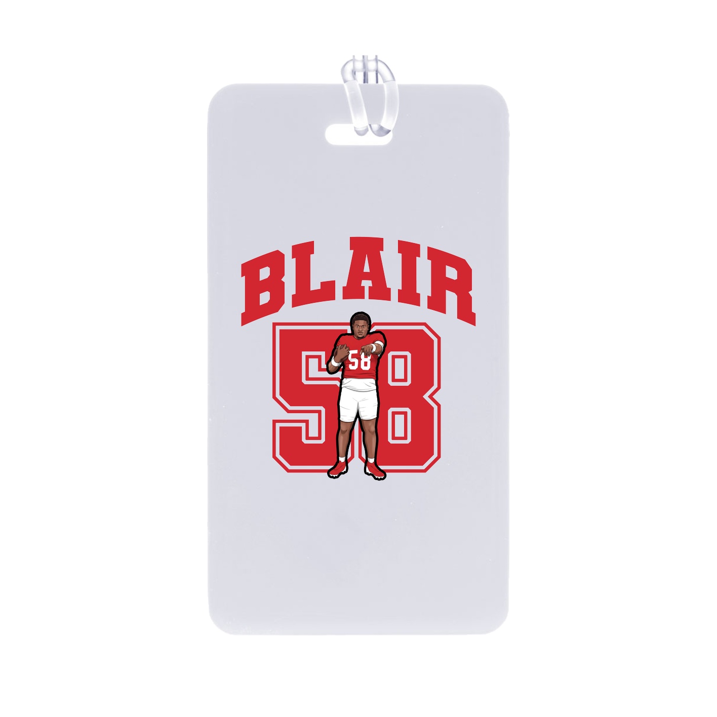 Bag Tag — Number in Classic