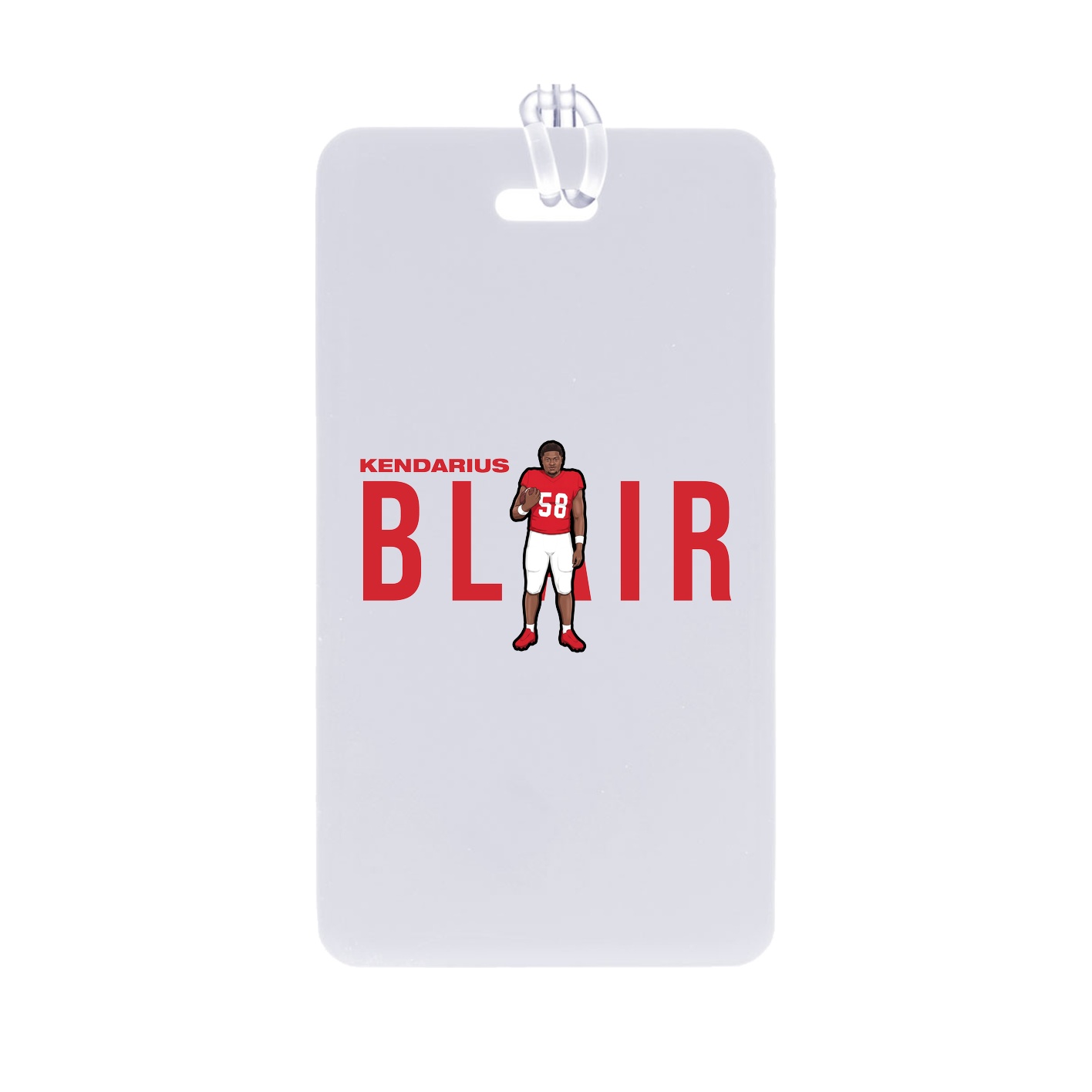 Bag Tag — Player Name in Classic