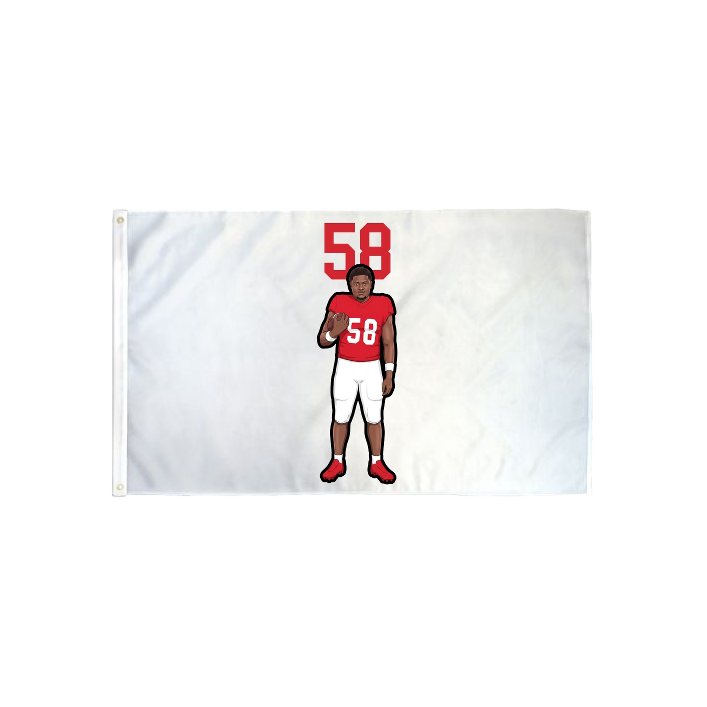 3x5 Flag — Number Top in Classic