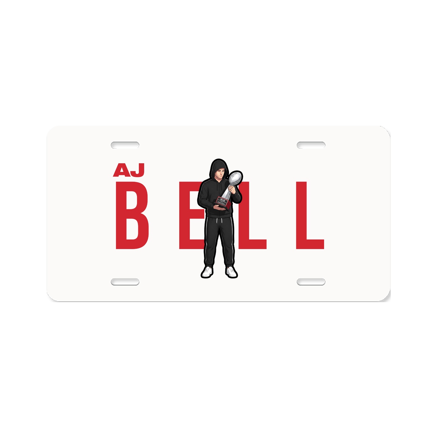 License Plate — Player Name in Classic