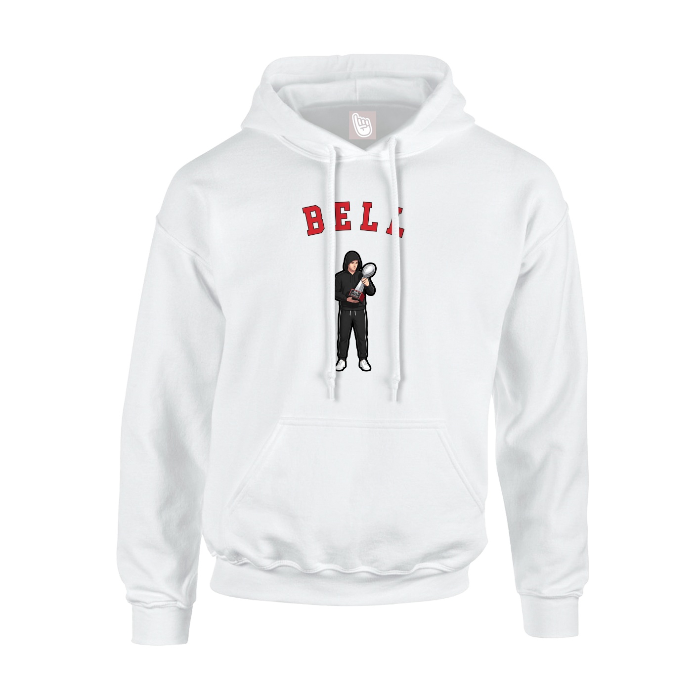 Hoodie — Shirsey Arch in White