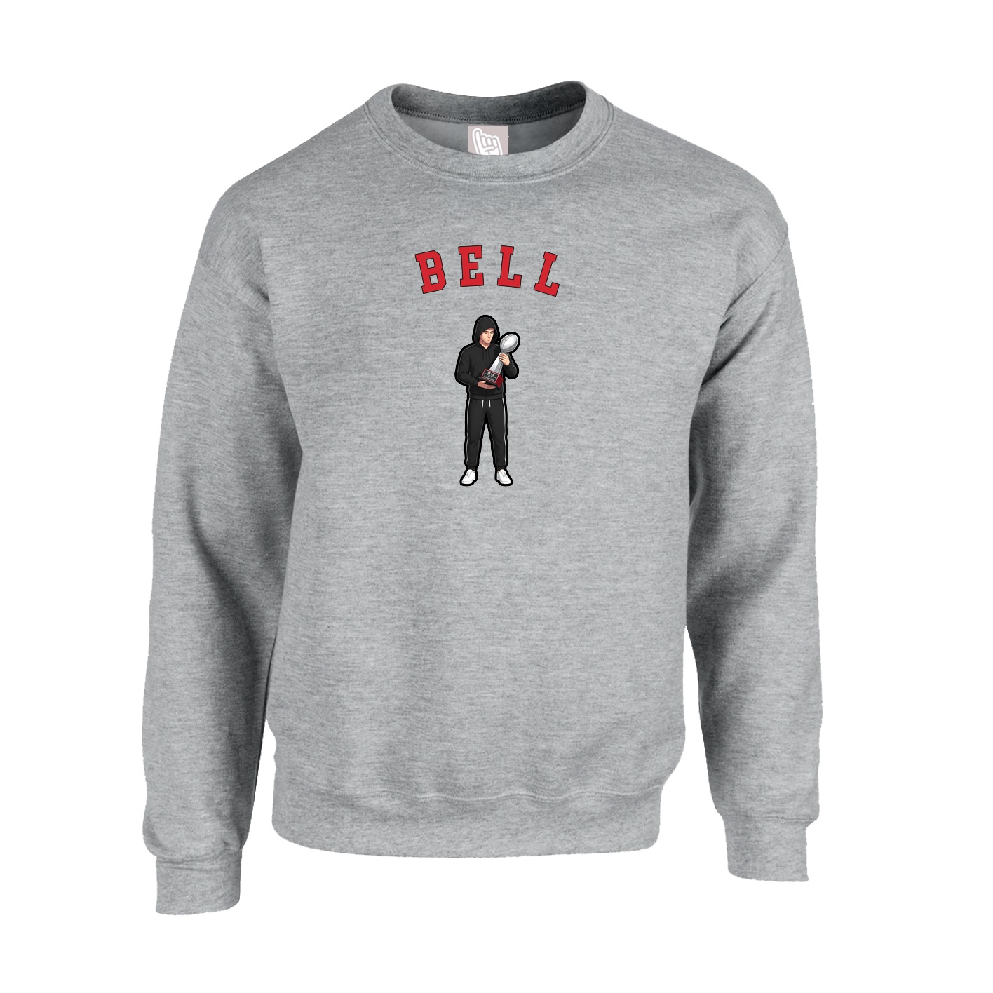Fleece Crew — Shirsey Arch in Grey