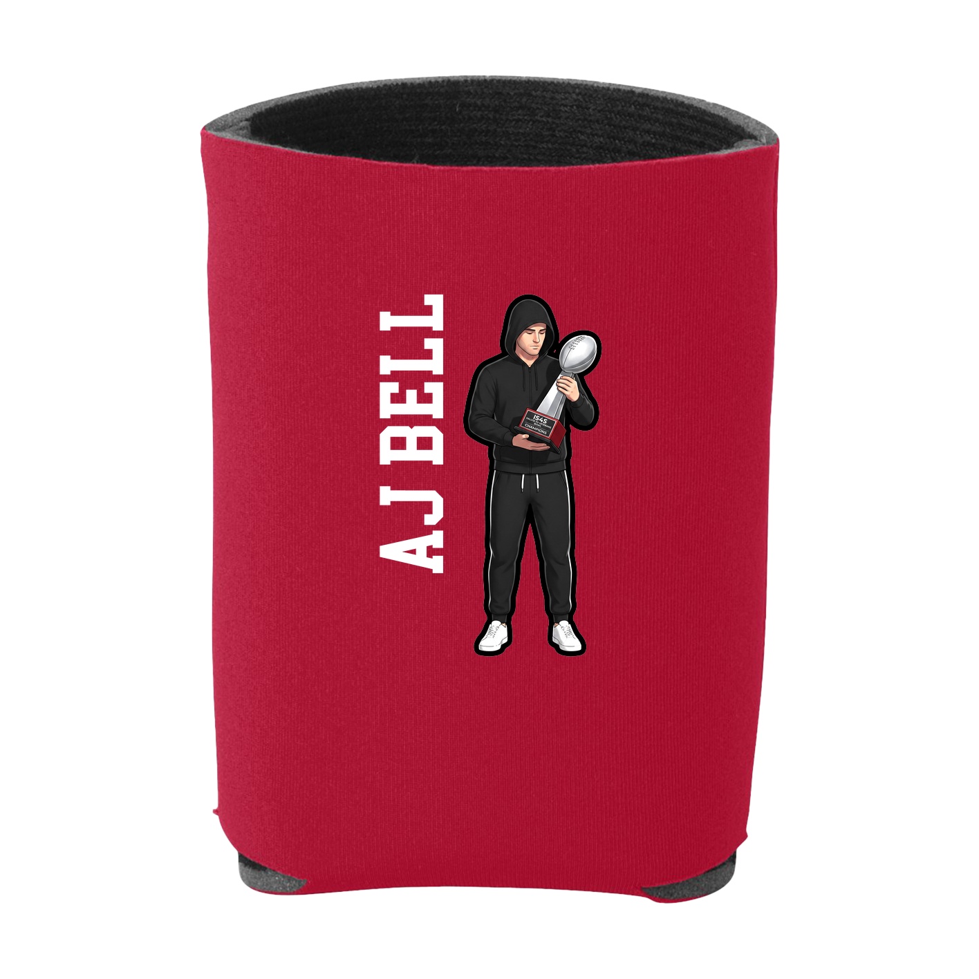 Can Holder — Name Vertical in Red