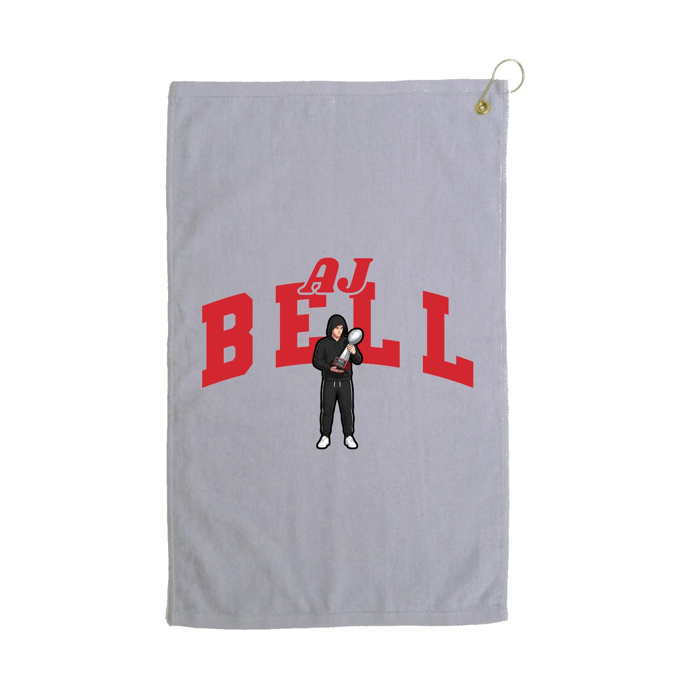 Golf Towel — Signature Arch in Grey