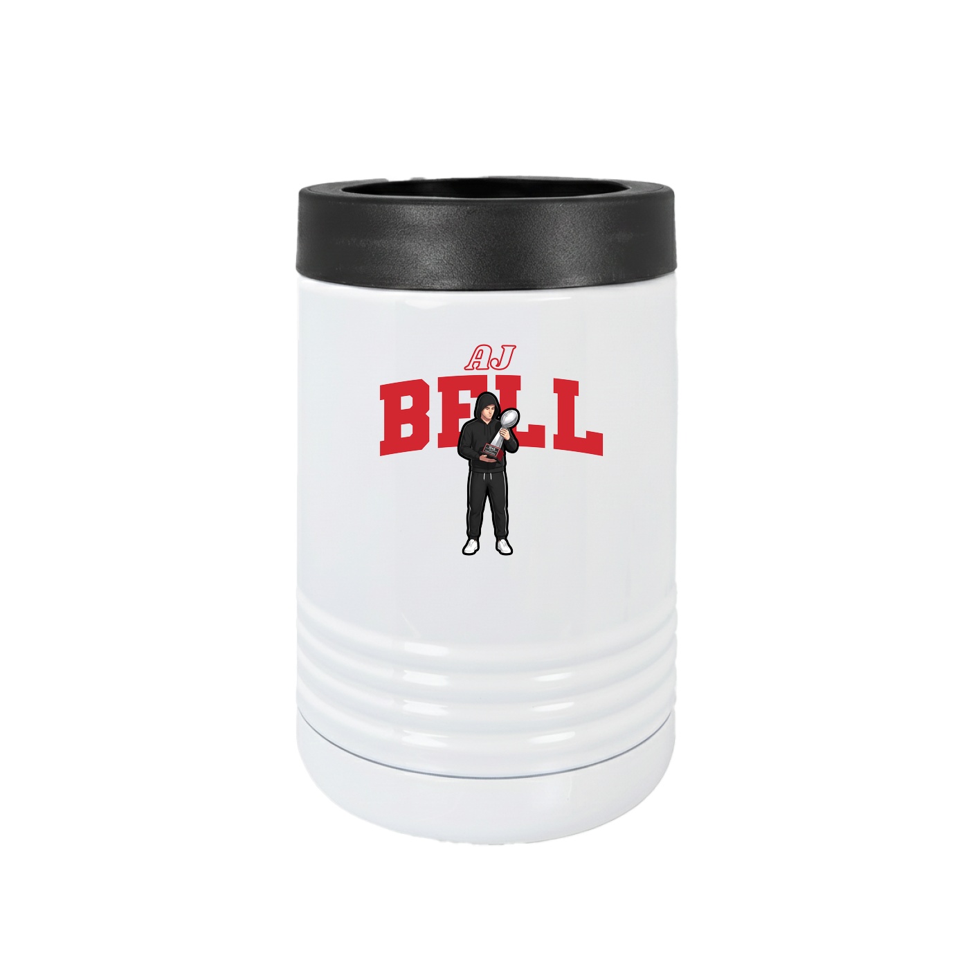 Beverage Holder — Name Arch in White