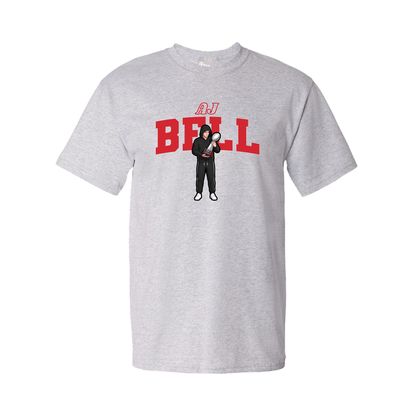 Tee — Name Arch in Grey