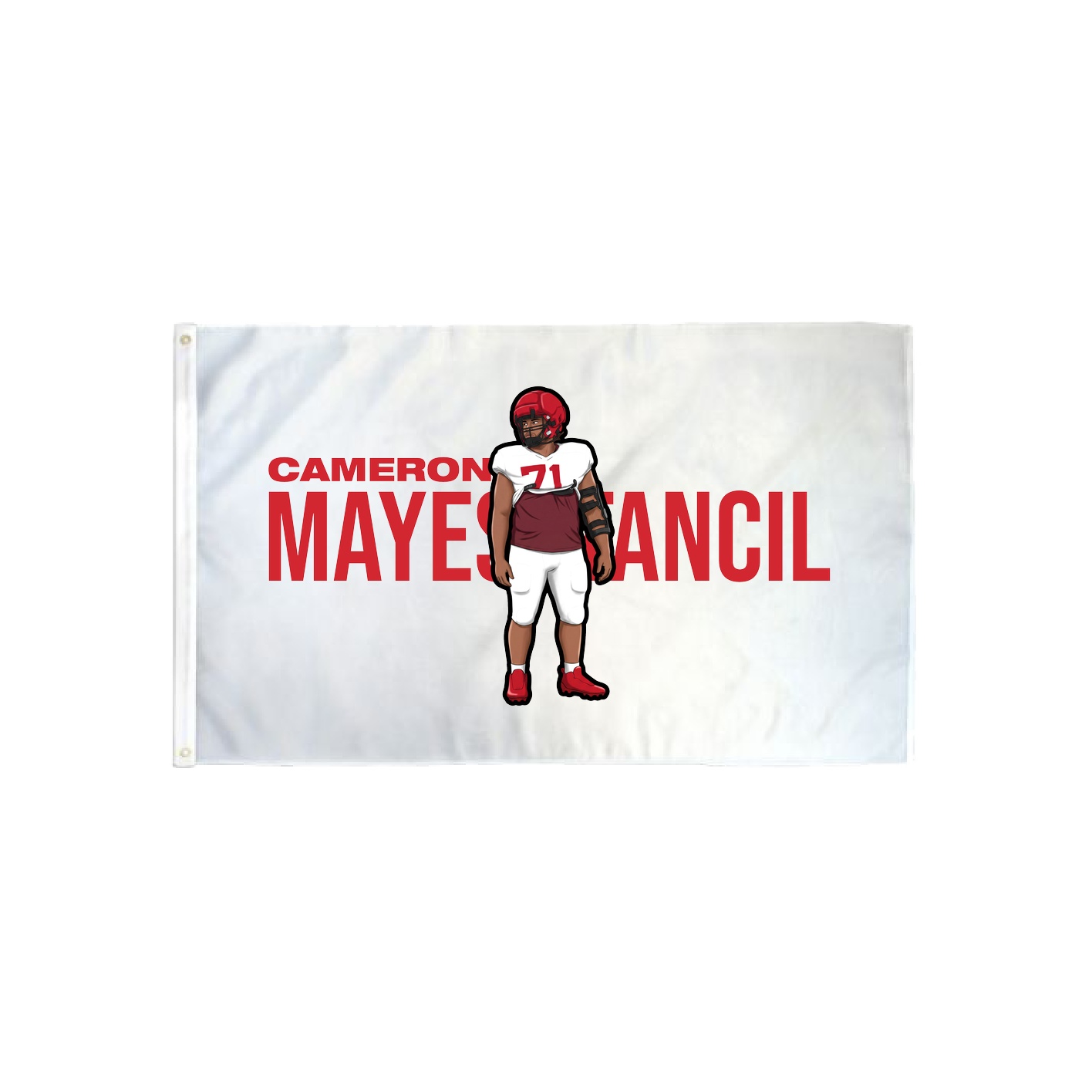 3x5 Flag — Player Name in Classic