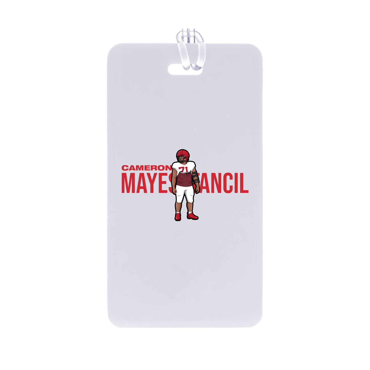 Bag Tag — Player Name in Classic