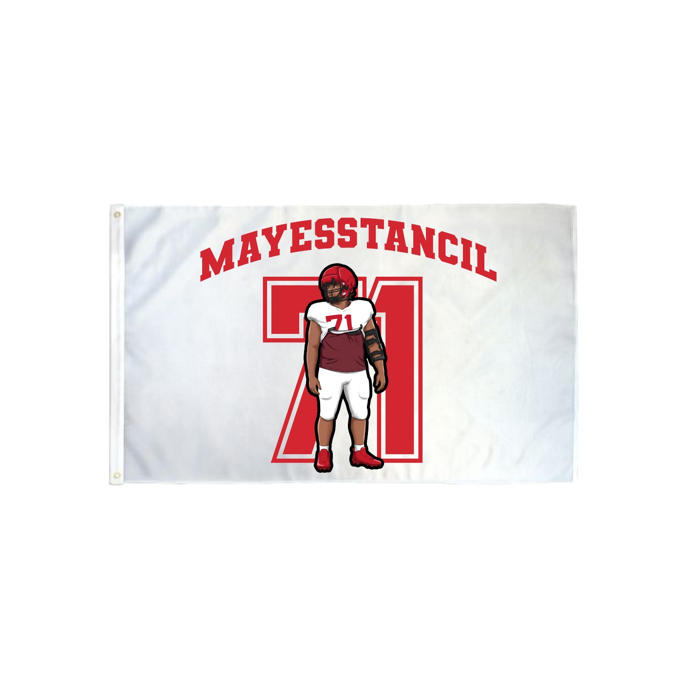 3x5 Flag — Number in Classic