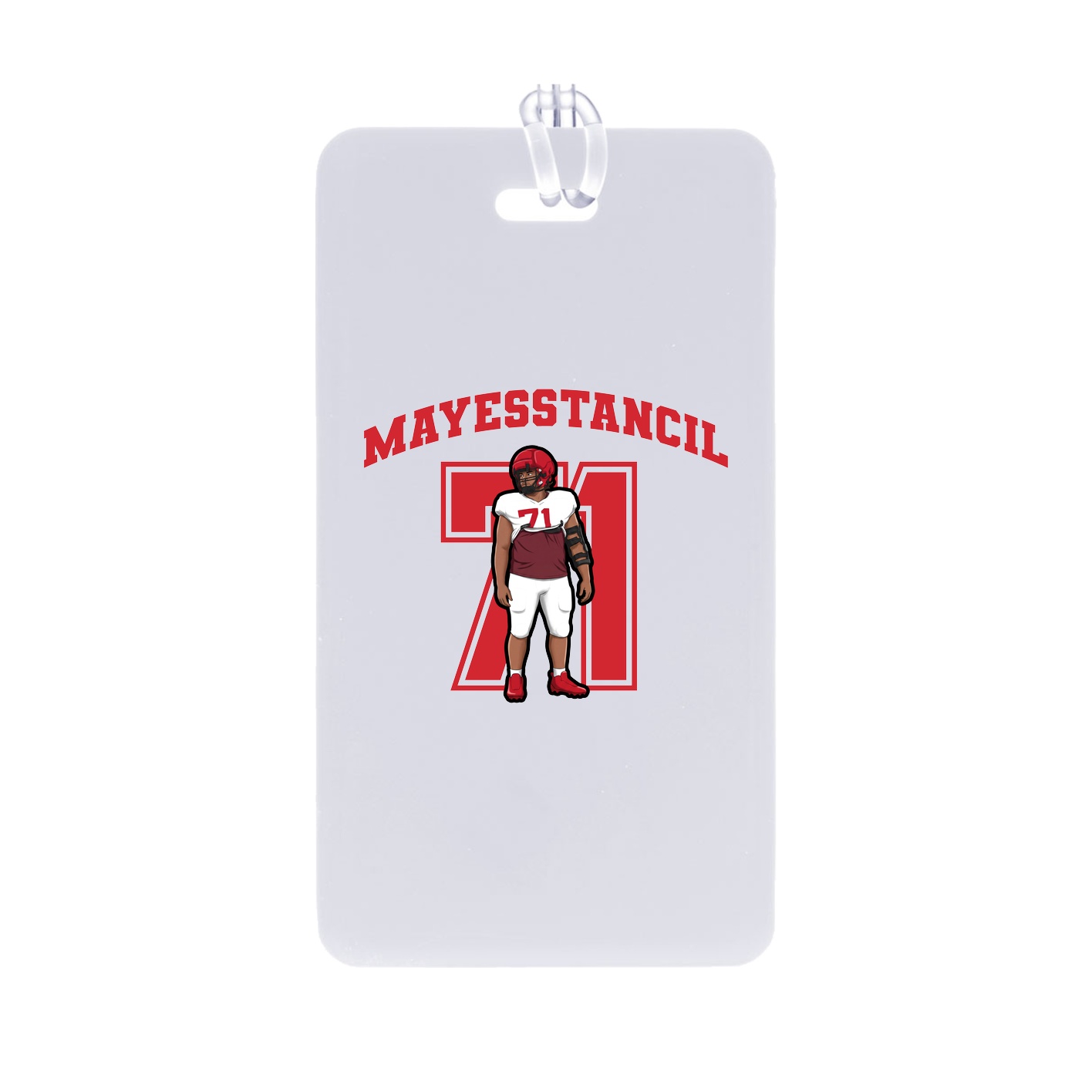 Bag Tag — Number in Classic