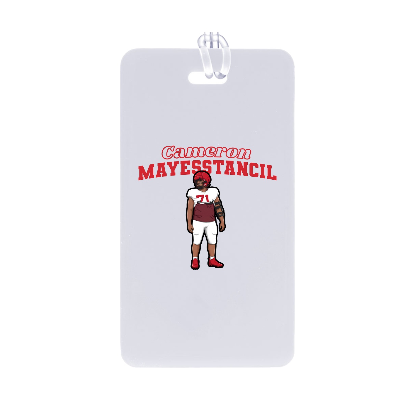 Bag Tag — Name Arch in Classic