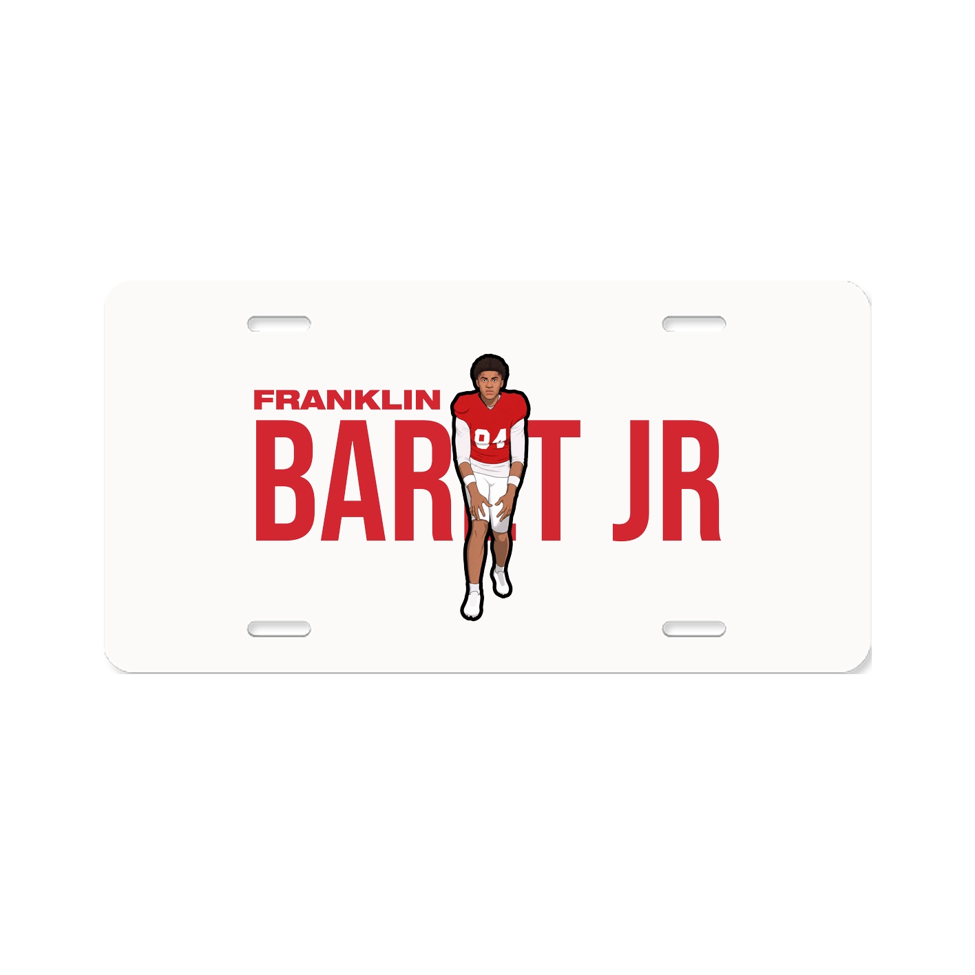 License Plate — Player Name in Classic