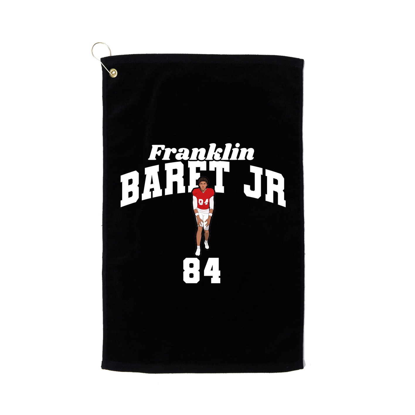 Golf Towel — Signature Arch in Black