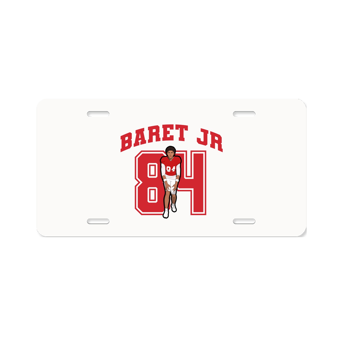 License Plate — Number in Classic