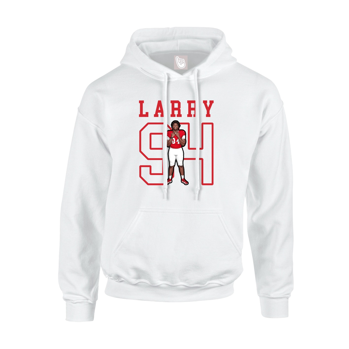 Hoodie — Shirsey in White