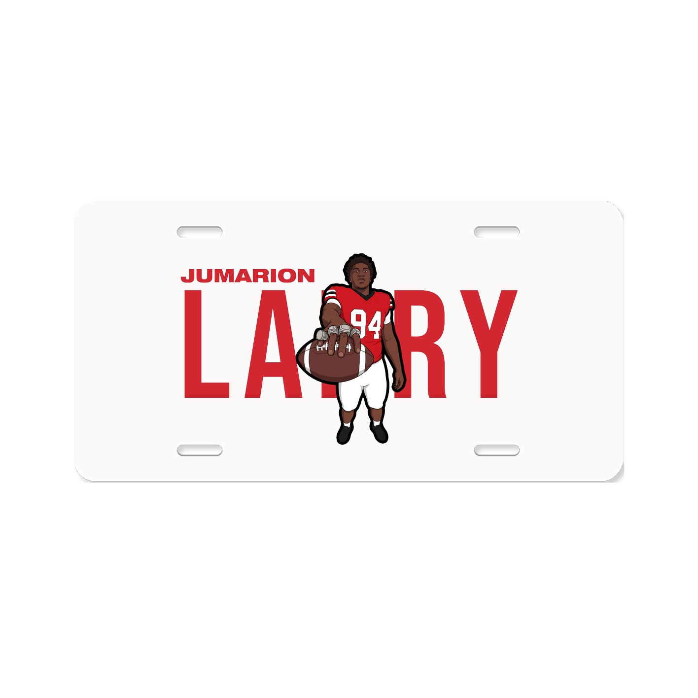 License Plate — Player Name in Classic