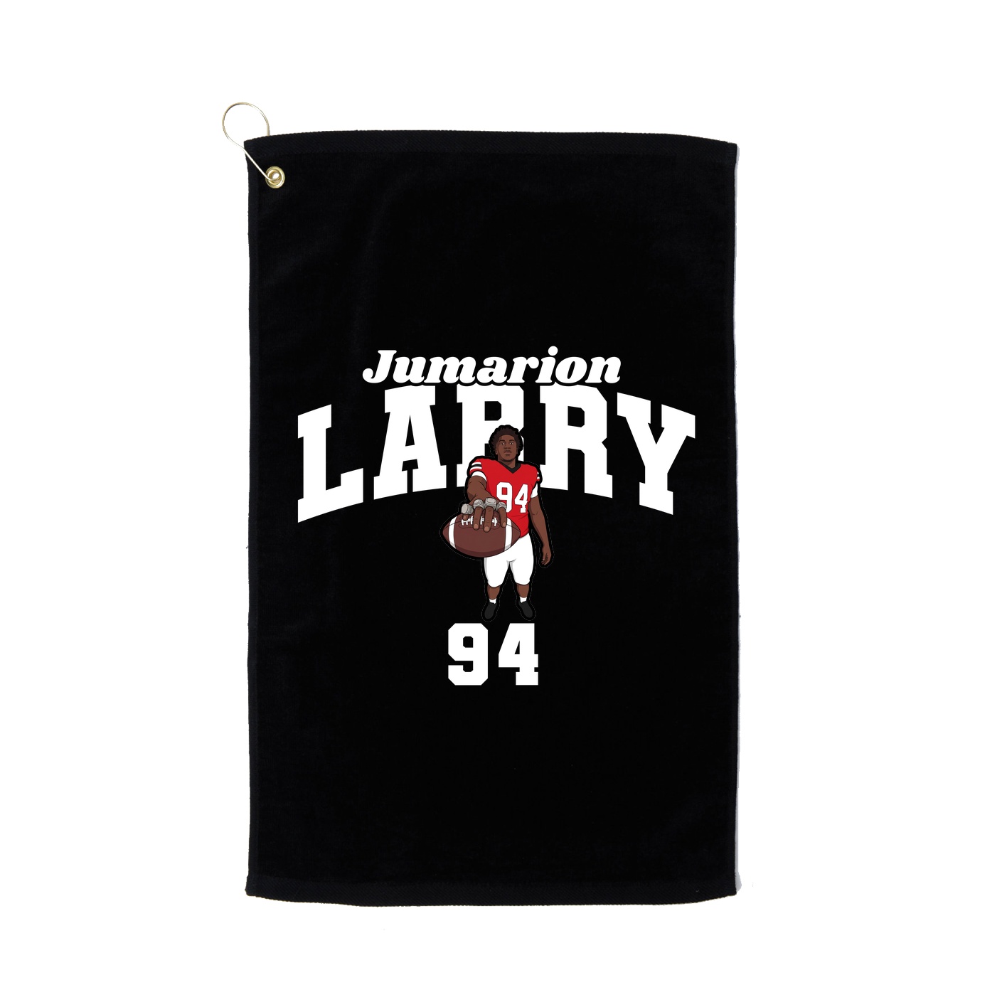 Golf Towel — Signature Arch in Black
