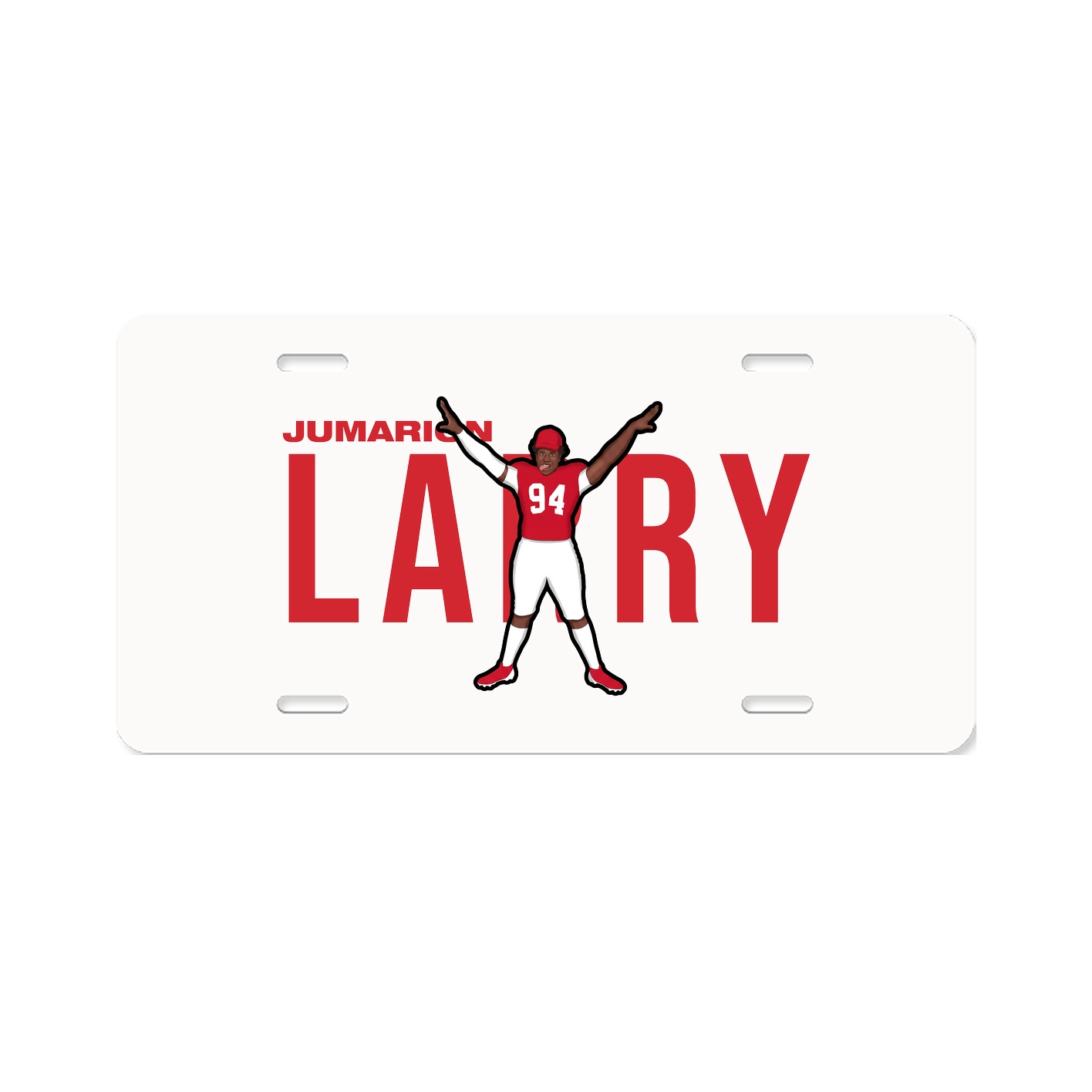 License Plate — Player Name in Classic