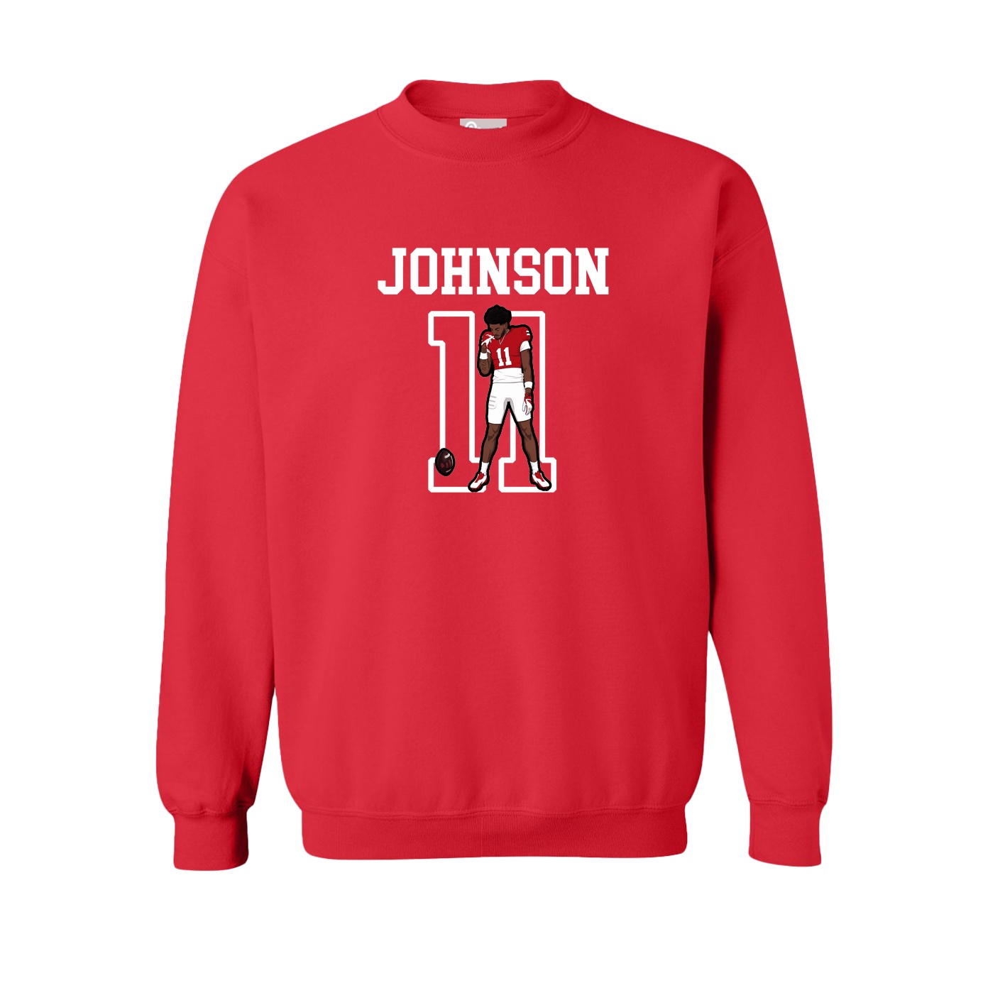 Fleece Crew — Shirsey in Red