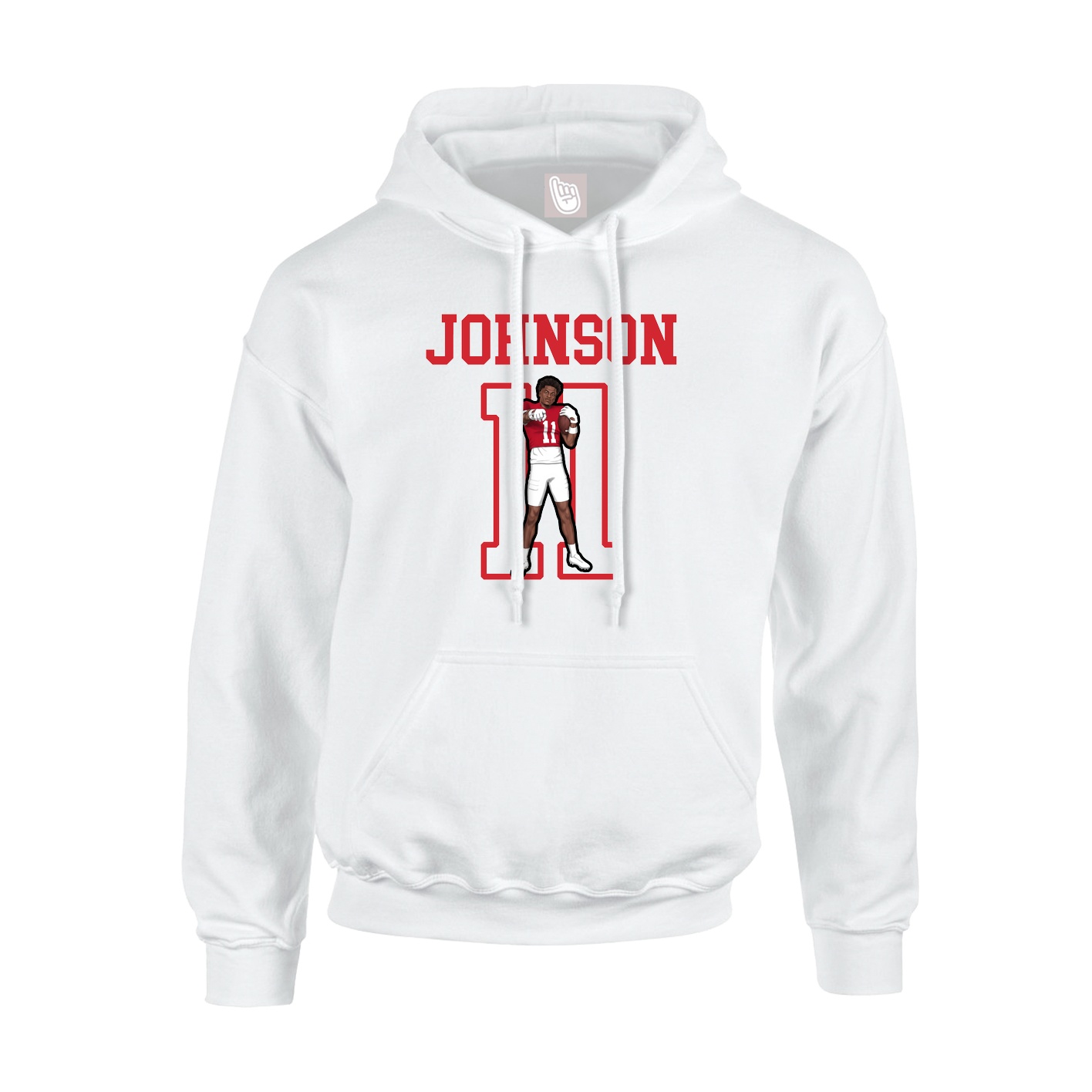 Hoodie — Shirsey in White