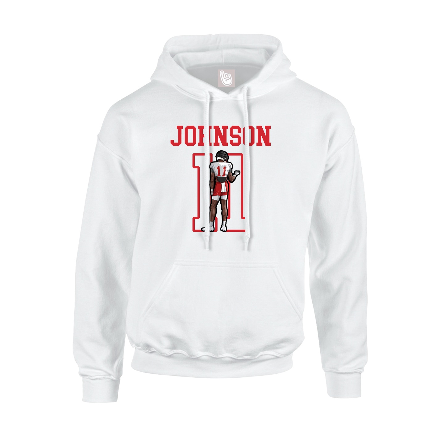 Hoodie — Shirsey in White
