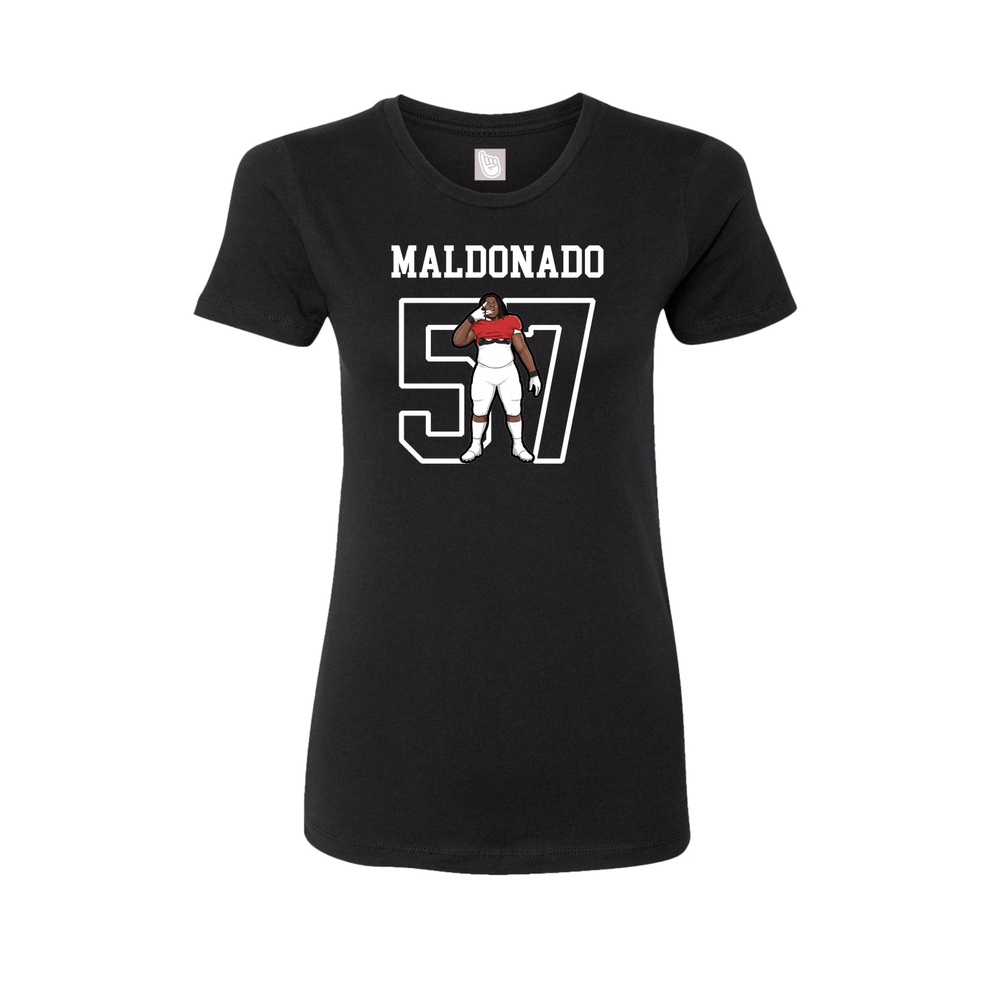 Fitted Women's Tee — Shirsey in Black