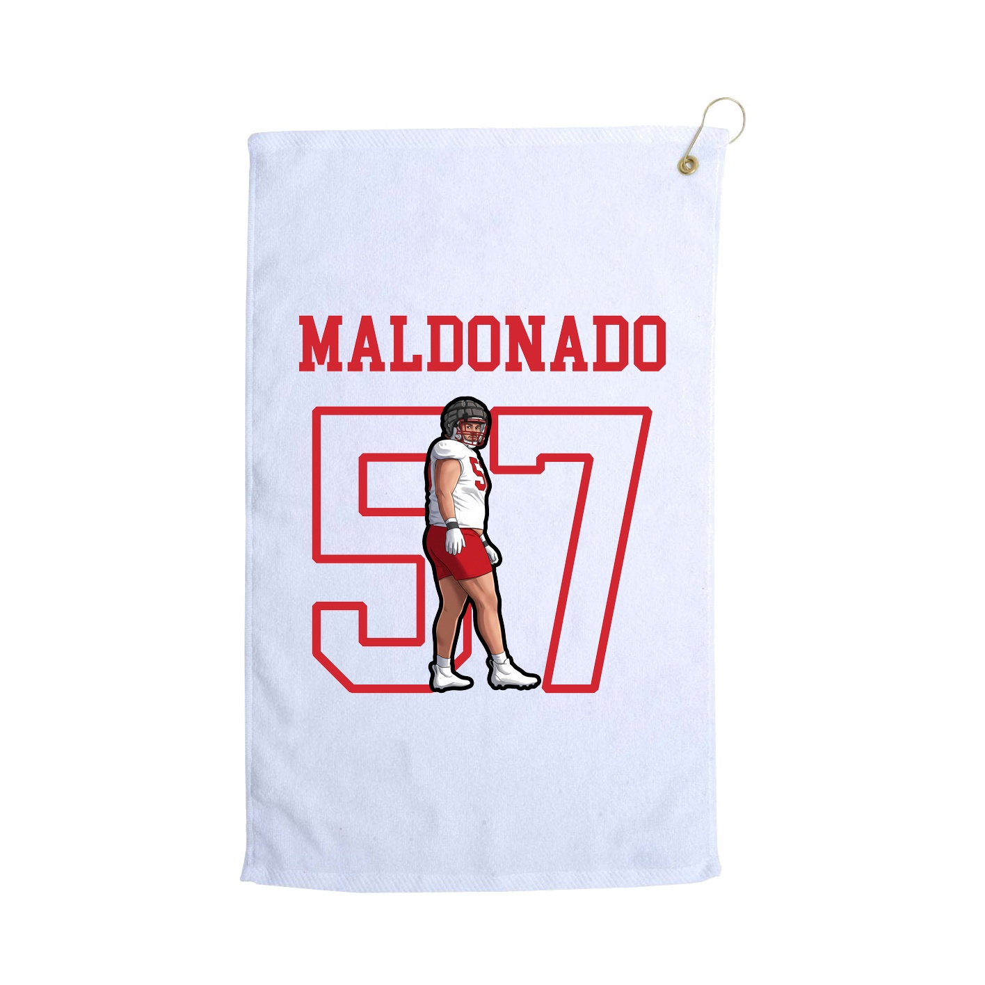 Golf Towel — Shirsey in White