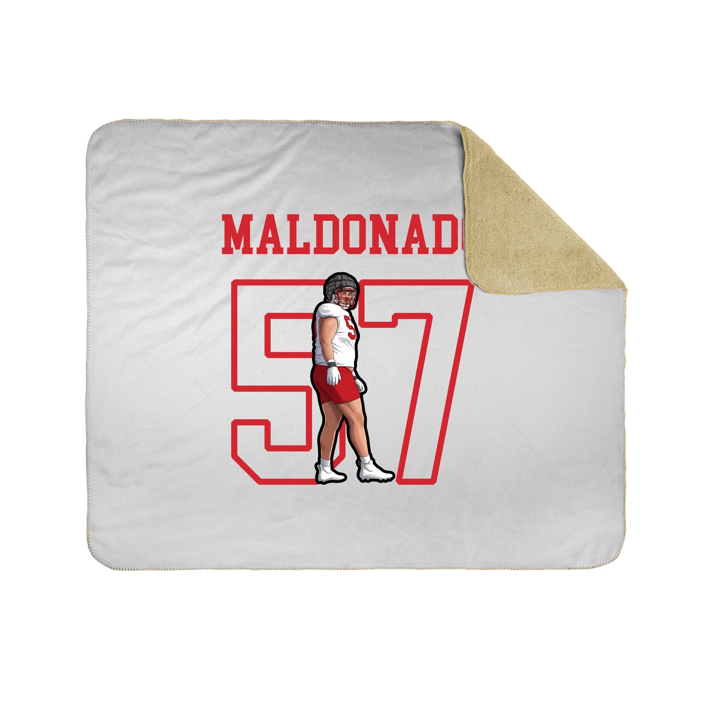 Throw Blanket — Shirsey in White