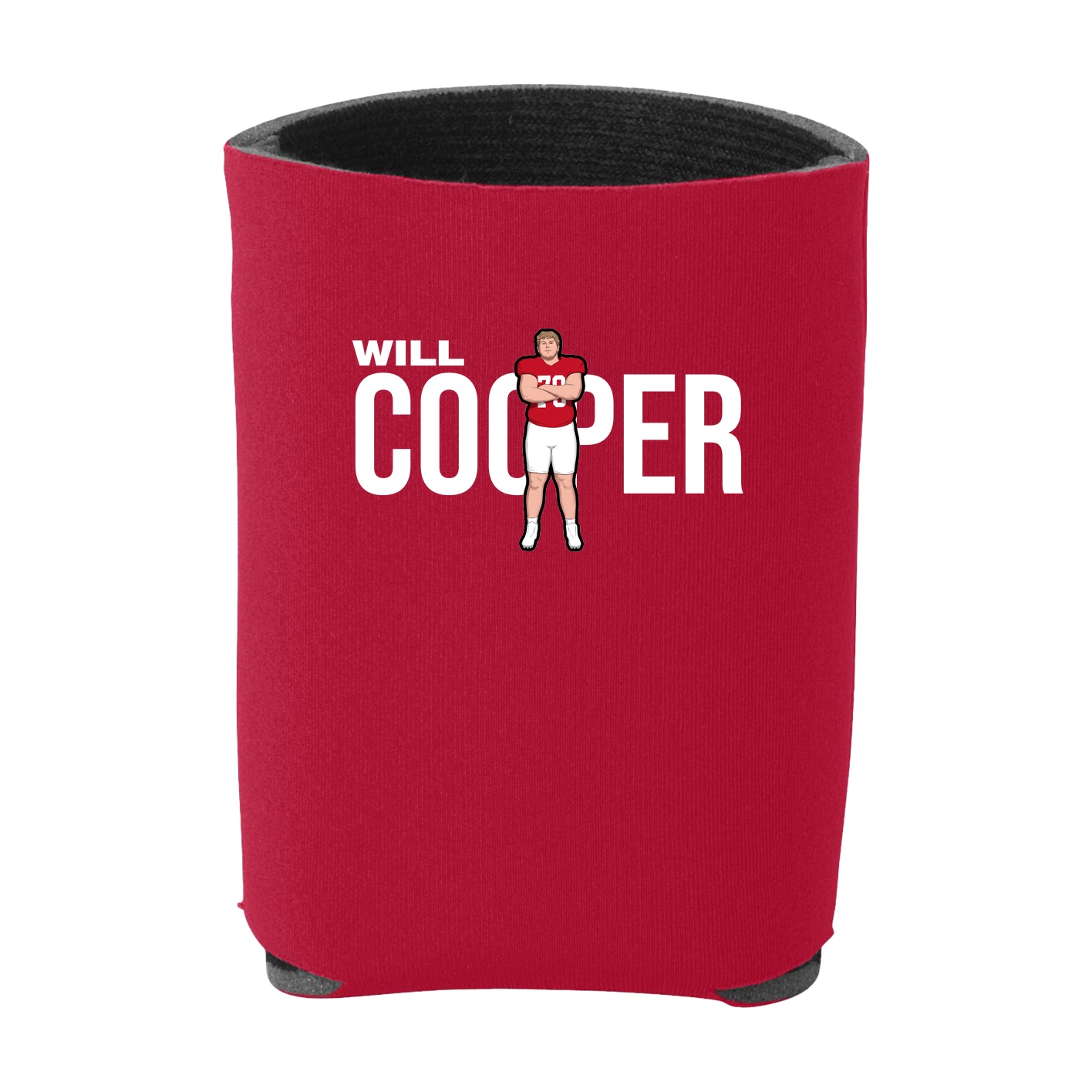 Can Holder — Player Name in Red