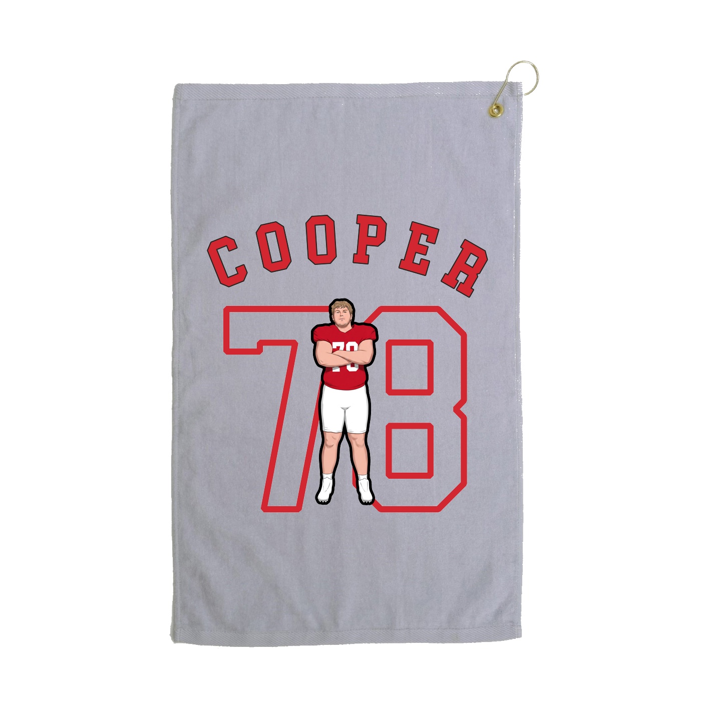 Golf Towel — Shirsey Arch in Grey