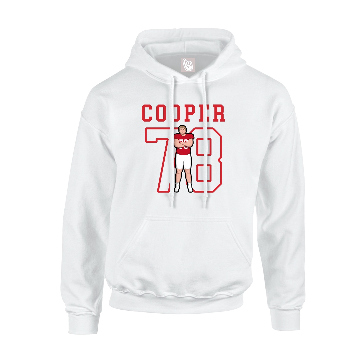 Youth Hoodie — Shirsey in White