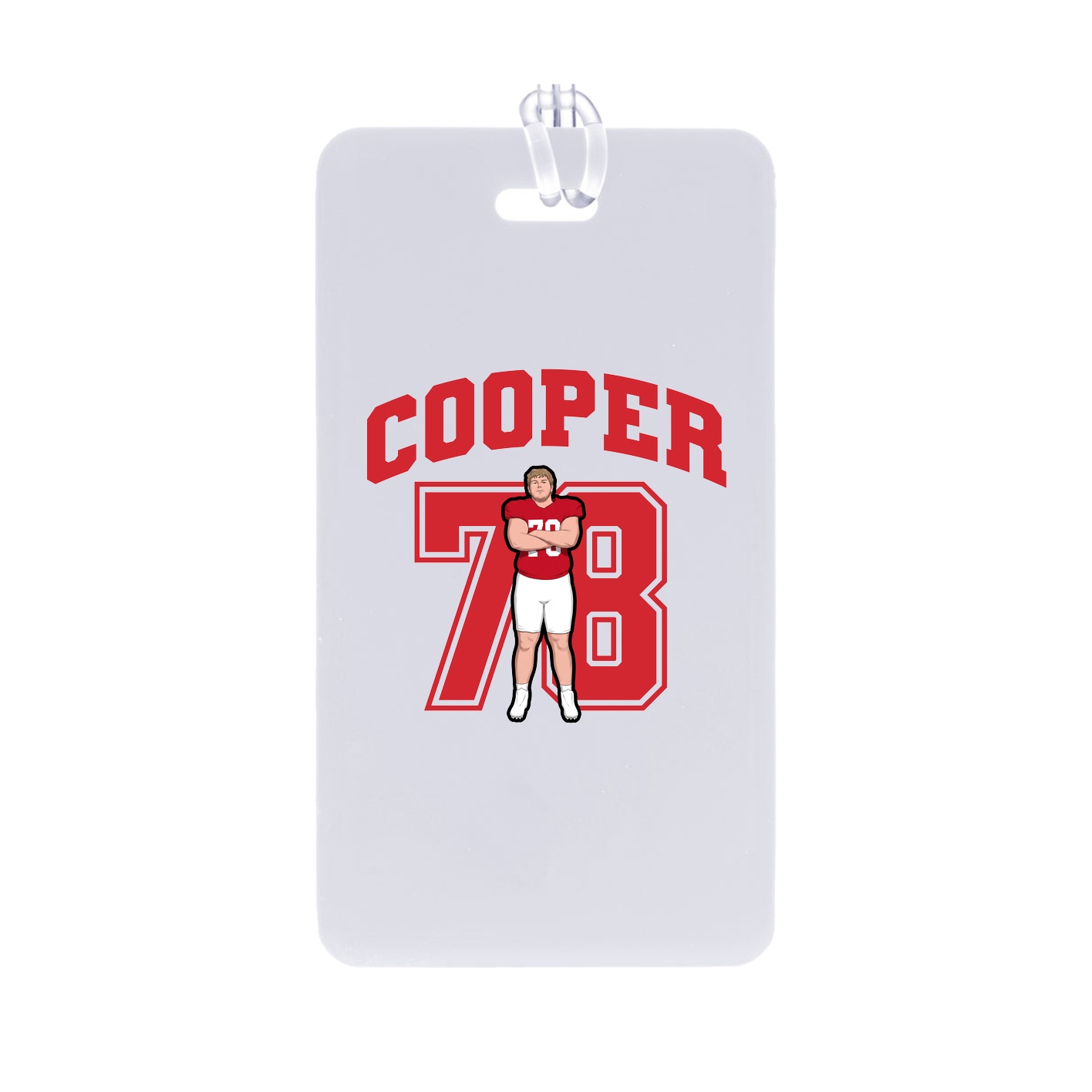 Bag Tag — Number in Classic