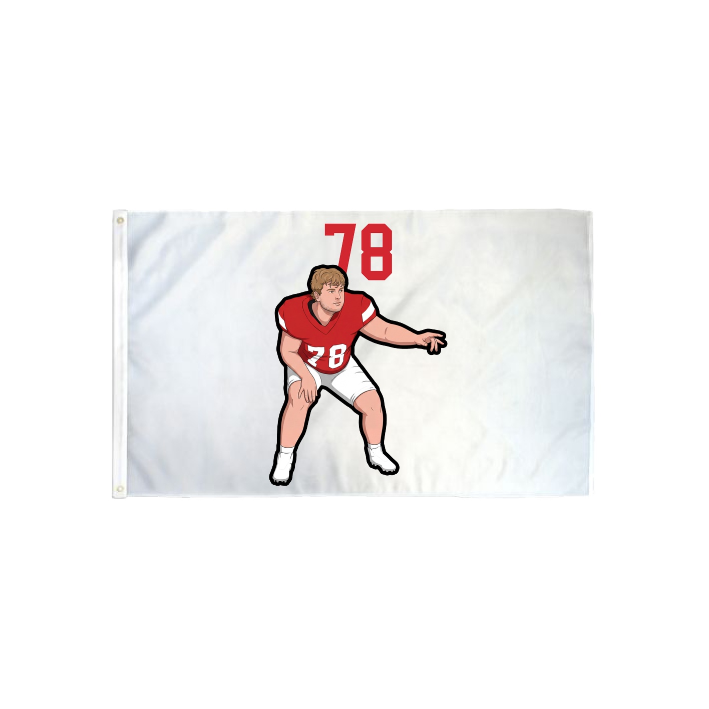 3x5 Flag — Number Top in Classic