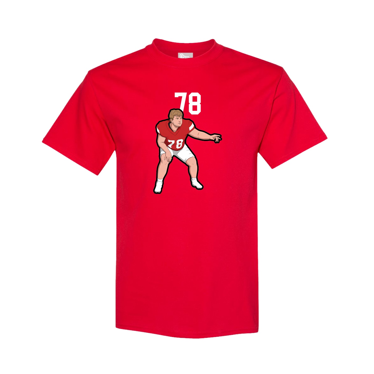Tee — Number Top in Red