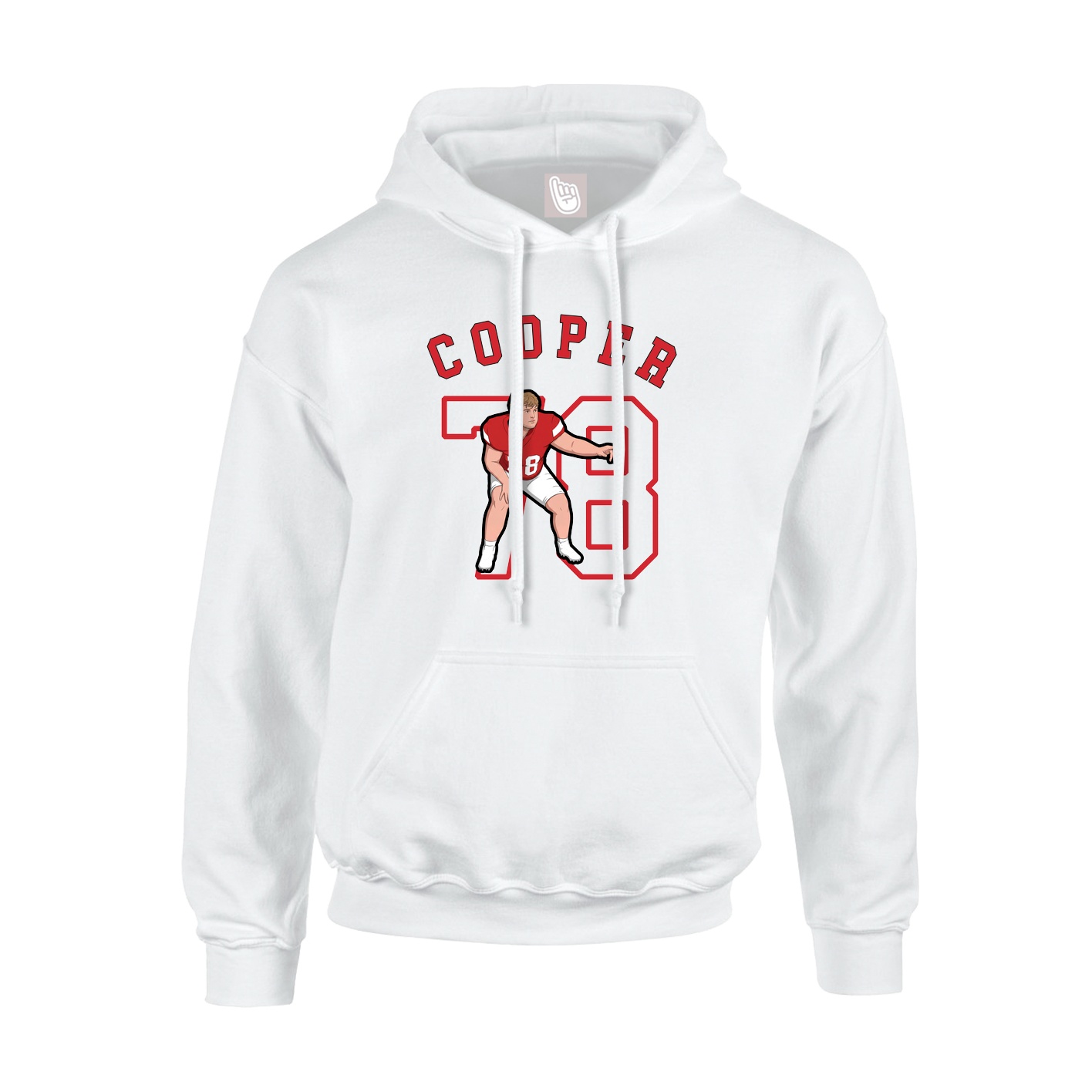 Hoodie — Shirsey Arch in White