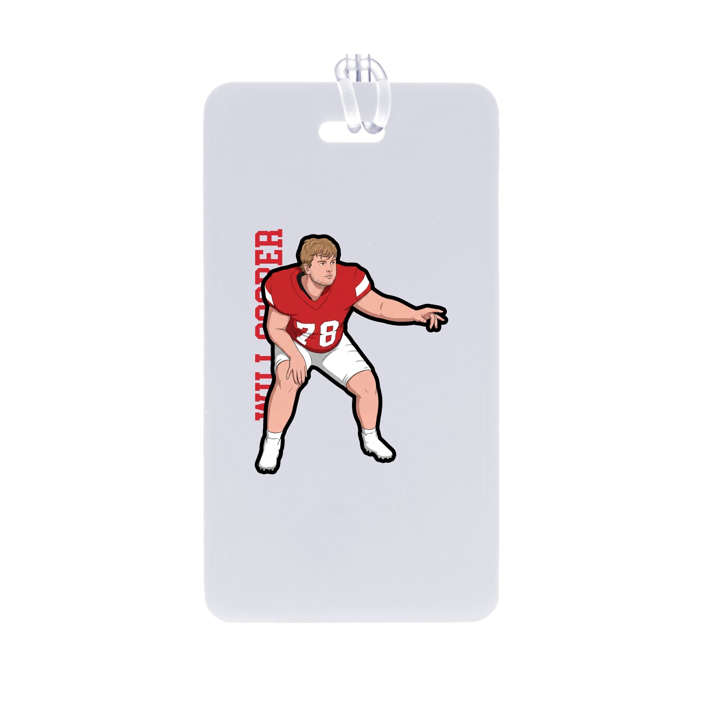 Bag Tag — Name Vertical in Classic