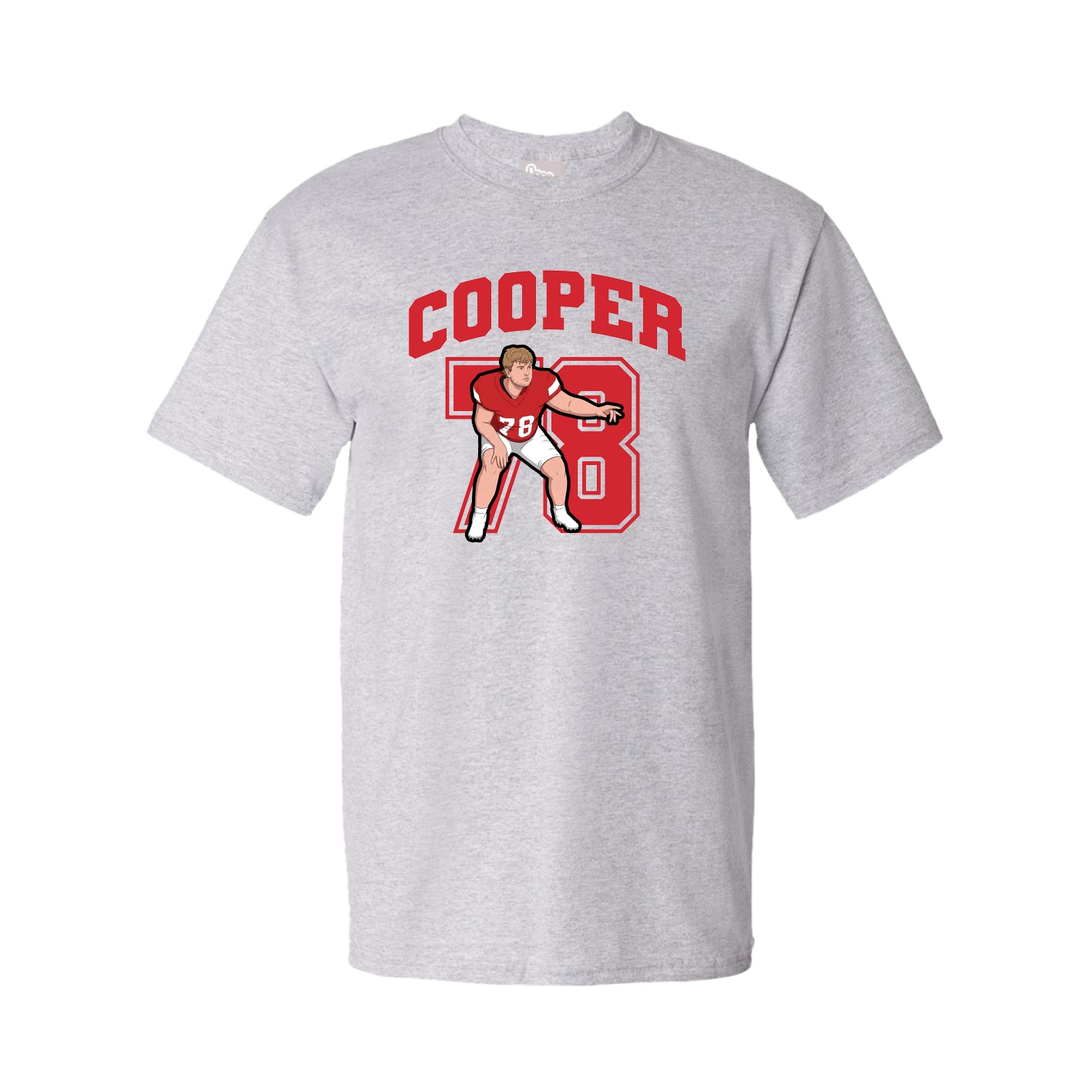 Tee — Number in Grey