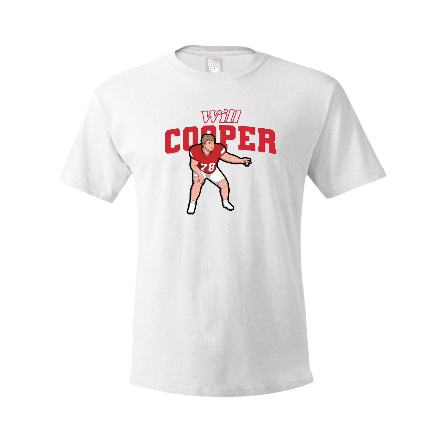 Tee — Name Arch in White