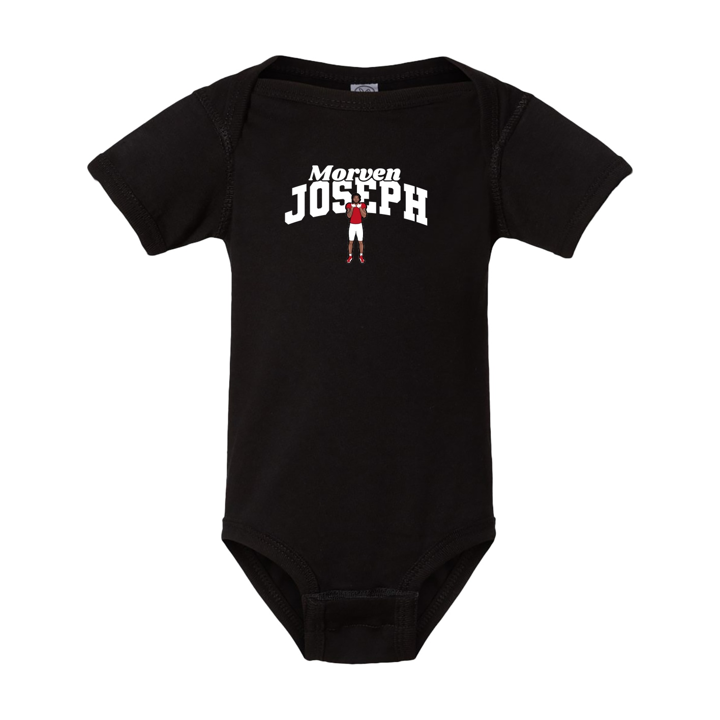 Baby Onesie — Signature Arch in Black