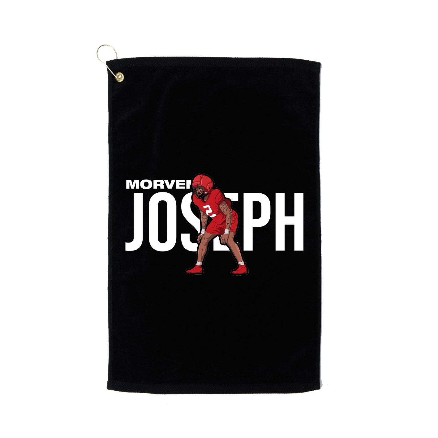 Golf Towel — Player Name in Black