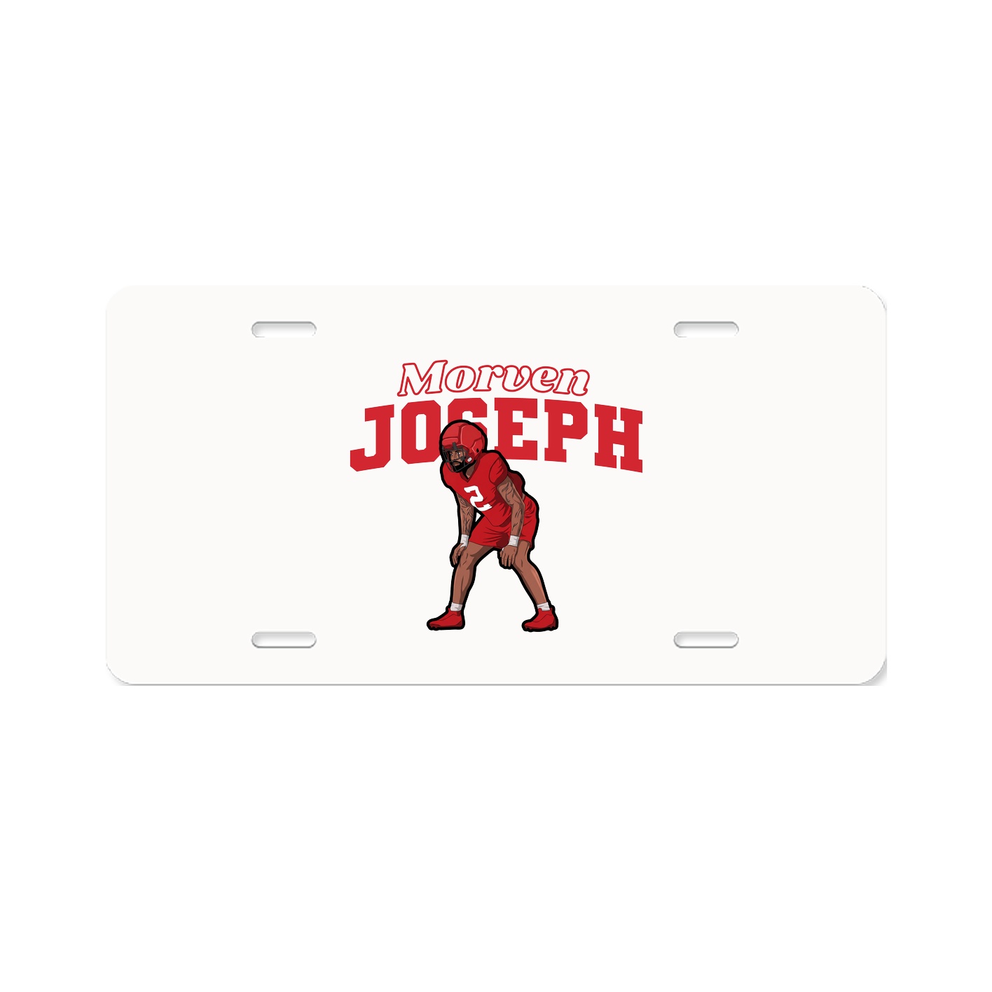 License Plate — Name Arch in Classic