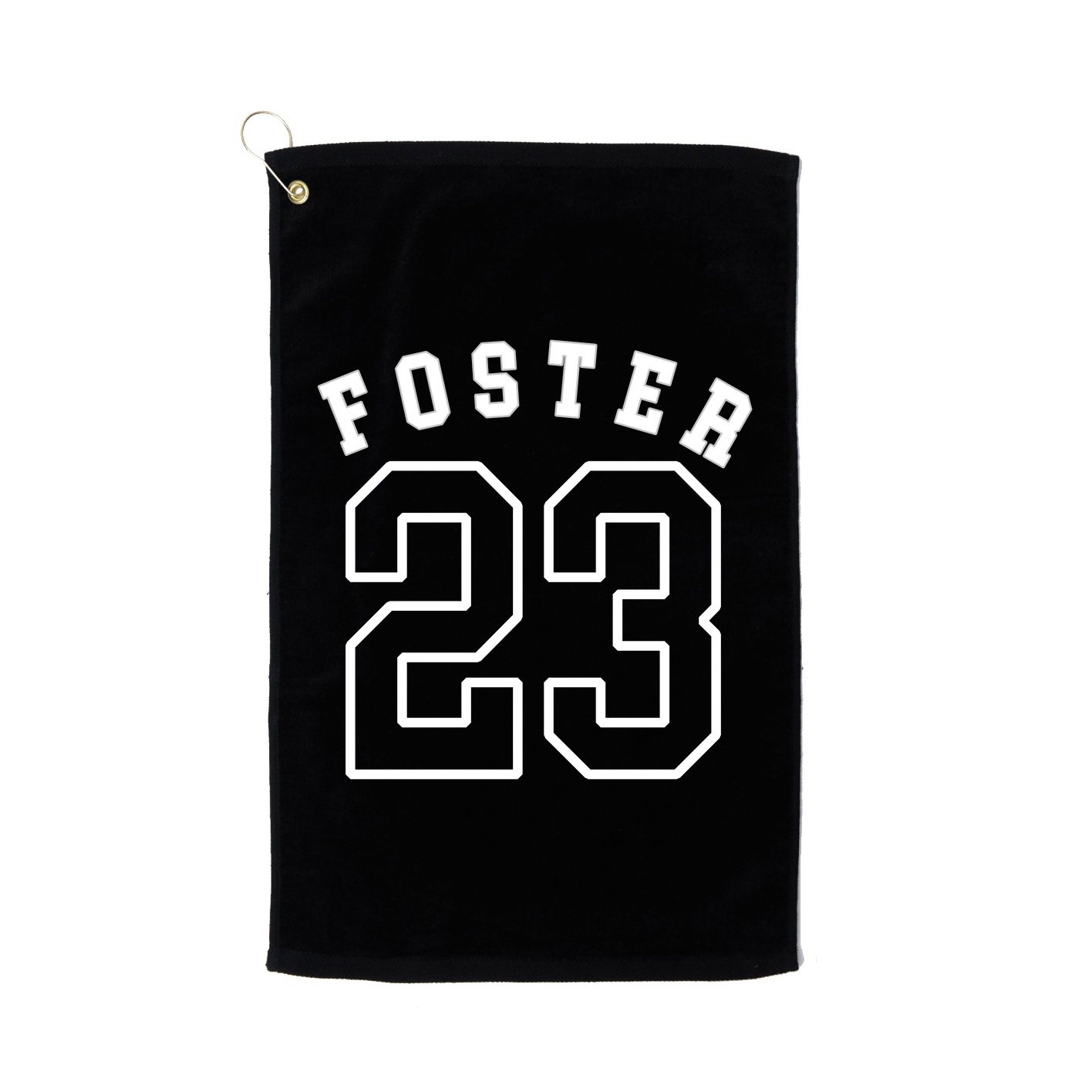 Golf Towel — Shirsey Arch in Black