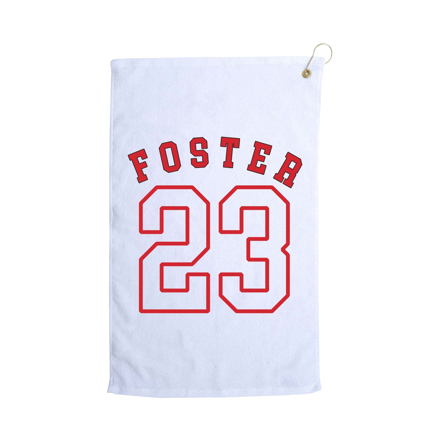 Golf Towel — Shirsey Arch in White